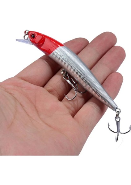 No.11 Stili G 10 cm Minnow Balıkçılık Lures Peche Bas Trolling Isca Yapay Sert Yem Crankbait Sazan Wobbler Olta Takımı Için (Yurt Dışından) fırsatları