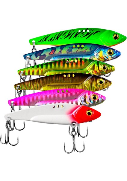 Pembe Stil 17G 1pcs Metal Vıb G Fishing Lure Vibration Spoon Hard Baits Crankbait Wobbler Swimbait Cicada Vıb Tackle 6 Colors (Yurt Dışından)