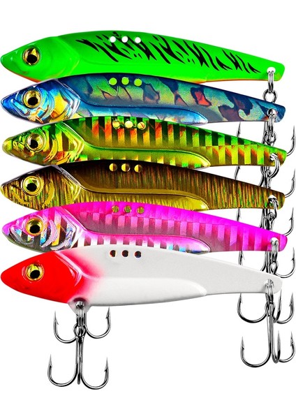 Pembe Stil 17G 1pcs Metal Vıb G Fishing Lure Vibration Spoon Hard Baits Crankbait Wobbler Swimbait Cicada Vıb Tackle 6 Colors (Yurt Dışından)