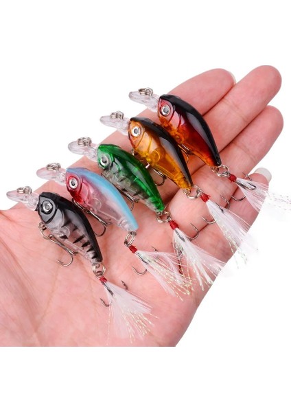 Renk 23 Tarzı G Crankbait Balıkçılık Cazibesi Yapay Sert Crankbait Bas Balıkçılık Wobbler Japonya Topwater Minnow Balığı Cazibesi G (Yurt Dışından) fırsatları