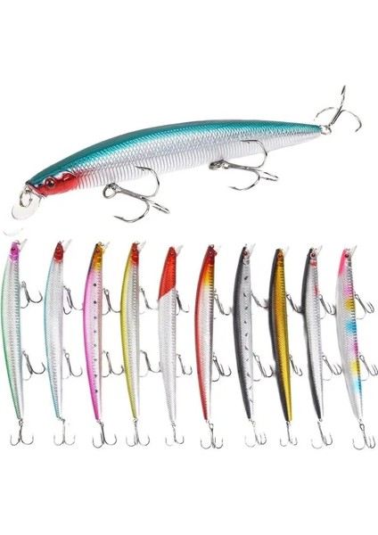 No.9 Tarzı 18CM23G Xy-2 23G 18CM Minnow Balıkçılık Lures Lavabo Uzun Atış Luya Sert Olta Simülasyon Yemler 3D Balık Artificia G Araçları Mücadele (Yurt Dışından) modelleri