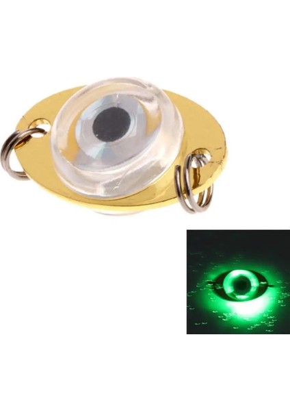 Yeşil Stil LED Balık Lambası Mini Balıkçılık Cazibesi Işık Derin Damla Sualtı Göz Şekli Balıkçılık Kalamar Balıkçılık Yemi Aydınlık Cazibesi Balık Çeken (Yurt Dışından)
