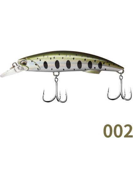 No.2 Tarzı 110MM 60G D1 Ağır Minnow Balıkçılık Cazibesi Gg Batan Yapay Sert Wobblers Isca Bas Ton Balığı Pesca Olta Takımı D (Yurt Dışından)