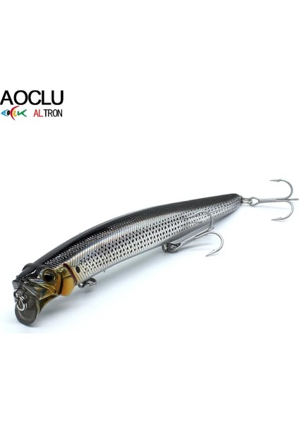 Renk K CQ130 Stili Aoclu Jerkbait Floating Wobblers 13CM 21G Hard Bait Minnow Popper Fishing Lure With Magnet For Long Casting Sea Bass 4# Hooks (Yurt Dışından)