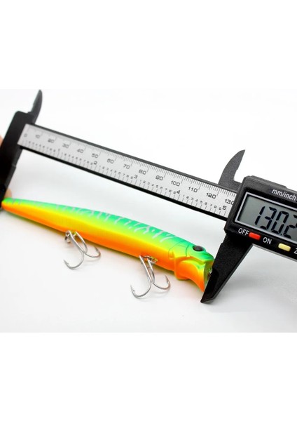 Renk K CQ130 Stili Aoclu Jerkbait Floating Wobblers 13CM 21G Hard Bait Minnow Popper Fishing Lure With Magnet For Long Casting Sea Bass 4# Hooks (Yurt Dışından)