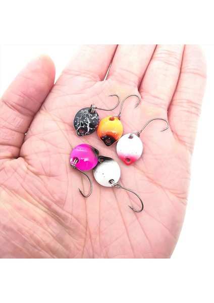 No.4 Tarzı 1x1.4cm.8g Balıkçılık Metal Renkli Kaşık Baiter Cazibesi Mini Yem Alabalık Tek Kanca Sequins Gürültü Yapay Sert Yem (Yurt Dışından) modelleri