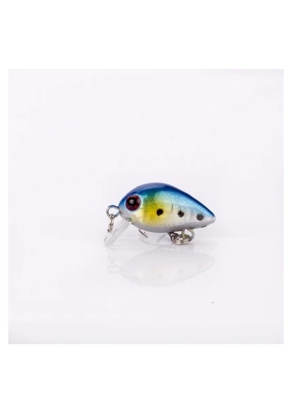 1.5g Mavi Stil 1 Adet Yeni Japon Tasarım Sert Balıkçılık Cazibesi Gg Mini Krank Yemi Pike Levrek Bas Yüzen Crankbait Pesca (Yurt Dışından)