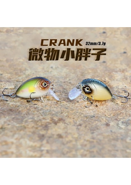 1.5g Mavi Stil 1 Adet Yeni Japon Tasarım Sert Balıkçılık Cazibesi Gg Mini Krank Yemi Pike Levrek Bas Yüzen Crankbait Pesca (Yurt Dışından)