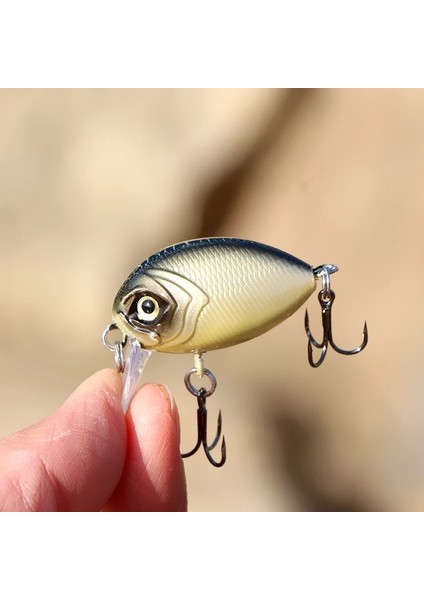 1.5g Mavi Stil 1 Adet Yeni Japon Tasarım Sert Balıkçılık Cazibesi Gg Mini Krank Yemi Pike Levrek Bas Yüzen Crankbait Pesca (Yurt Dışından)