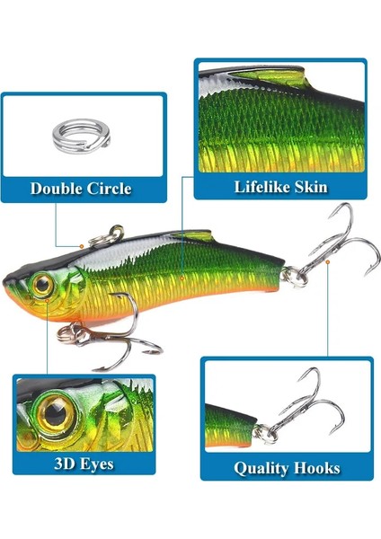 Pembe Stil 1 Adet Minnow Balıkçılık Cazibesi Kışlık Yapay Yem Için Cazibesi ve Vıb 7cm 18GG Dalış Döner Deniz Olta Takımı Wobblers (Yurt Dışından) modelleri
