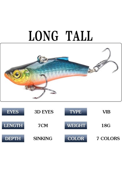 Pembe Stil 1 Adet Minnow Balıkçılık Cazibesi Kışlık Yapay Yem Için Cazibesi ve Vıb 7cm 18GG Dalış Döner Deniz Olta Takımı Wobblers (Yurt Dışından) fırsatları