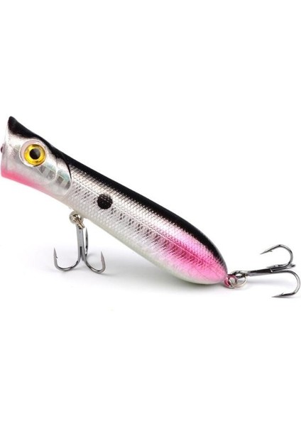 No.7 Tarzı Opper Wobbler Balıkçılık Cazibesi 6 # Kancalı 8.5CM11.5G Yüzen Krank Yemi Yapay Yem Poper Pesca Sazan Turna Takımı (Yurt Dışından)