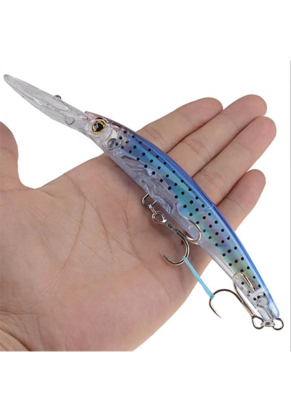 No.4 Tarzı 1 Adet Wobbler Balıkçılık Lures Sert Yem 17CM 24G Sıcak Model Yapay Profesyonel Minnow Isca Bass Pike Sazan Olta Takımı (Yurt Dışından)