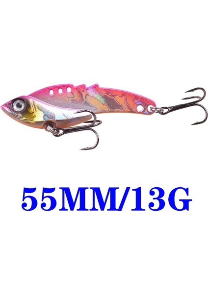 Kırmızı Stil Yeni Varış Lazer Metal Vıb Balıkçılık Cazibesi 9g 13G Crankbaits Yüksek Li Titreşim Spooer Batan Yem Olta Takımı (Yurt Dışından)