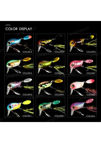 K Tarzı 40MM 8g Pero G Yüzen Crankbait Balıkçılık Yemleri Wobbler Er Yapay Yem Sığ Alabalık Alan Bass Topwater Yüzey Cazibesi (Yurt Dışından) fırsatları