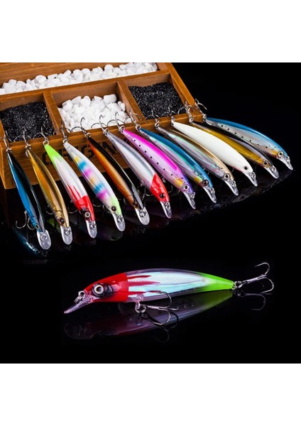 C Stili 11CM 14G Balık Tutma Tümü Balıkçılık Için Wobblers Cazibesi Minnow 11CM 14G Tüm Ürünler Balık Yemleri Için Yapay Yem Kalem Besleyici Işıklı Balık Tutma (Yurt Dışından) indirimleri