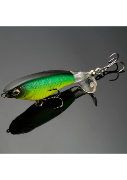 Bir Stil 85MM Johncoo Whopper Popper 5.8g 10.5g Topwater Balıkçılık Cazibesi Yapay Yem Sert Plopper Yumuşak Dönen Kuyruk Balıkçılık (Yurt Dışından) modelleri