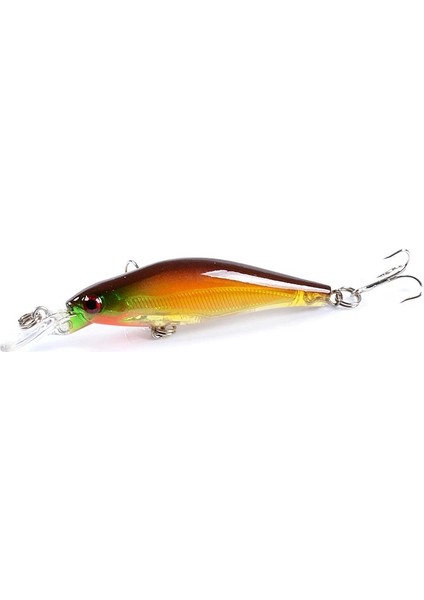 No.8 Stili Minnows Balıkçılık Cazibesi 8.5cm 6.3g Lazer Sert Yapay Yem Crankbait Bas Pike Wobbler 3D Gözler Jerkbait Sazan Olta Takımı (Yurt Dışından) modelleri