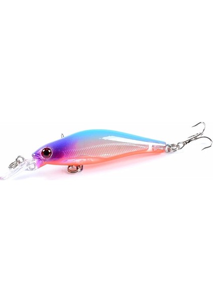 No.8 Stili Minnows Balıkçılık Cazibesi 8.5cm 6.3g Lazer Sert Yapay Yem Crankbait Bas Pike Wobbler 3D Gözler Jerkbait Sazan Olta Takımı (Yurt Dışından) fırsatları