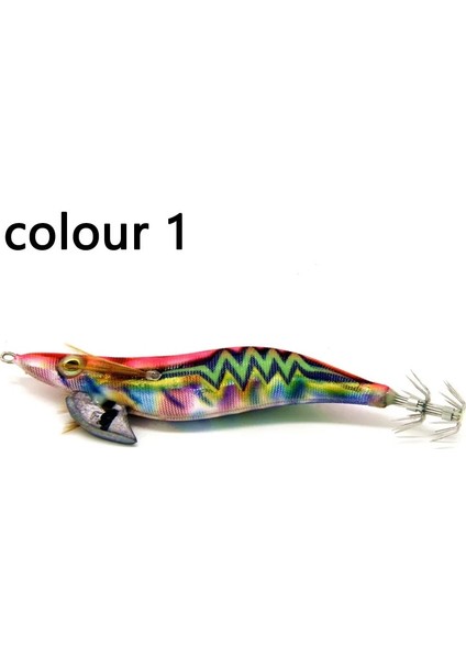No.1 Tarzı 13.5CM-21G Balıkçılık Cazibesi Ikinci Nesil Ahşap Karides Inç Ahşap Karides Kalamar Yemi Mürekkepbalığı Yemi Balıkçılık Cazibesi Tuzlu Su Cazibesi (Yurt Dışından)