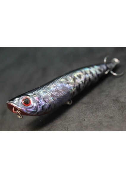 HW622X403 Stili Wlure 10CM 17G Uzun Döküm Topwater Popper Yürüyüş Cazibesi Yüzer Yem Kesme Bıçağı Tiz Kancalar Gerçekçi Balıkçılık Cazibesi HW622 (Yurt Dışından)