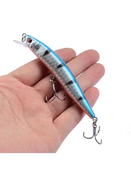 No.10 Tarzı G 10 cm Minnow Balıkçılık Lures Peche Bas Trolling Isca Yapay Sert Yem Crankbait Sazan Wobbler Olta Takımı Için (Yurt Dışından) indirimleri