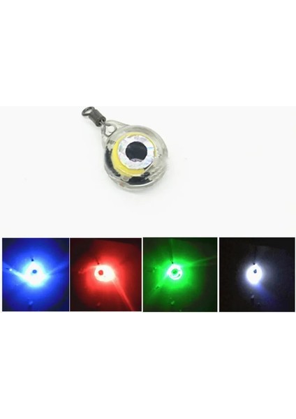 Renk Stili 1 Adet Balıkçılık Cazibesi Işık LED Derin Damla Sualtı Çekici Balıkçılık Işık Su Geçirmez Kanca 3 cm Yeşil Kırmızı Beyaz 4 Renk Mini Lamba (Yurt Dışından)