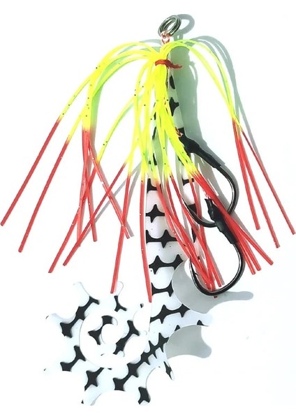 Mısır Püskülü Tarzı 5 Adet Boyut 15# 17# Snapper Etek Silikon Etek Çanlı Kauçuk Jig Etek Kancaları Yardımcı Kanca Jig Kancası Deniz Balıkçılığı Kancası Jig Kafası (Yurt Dışından)
