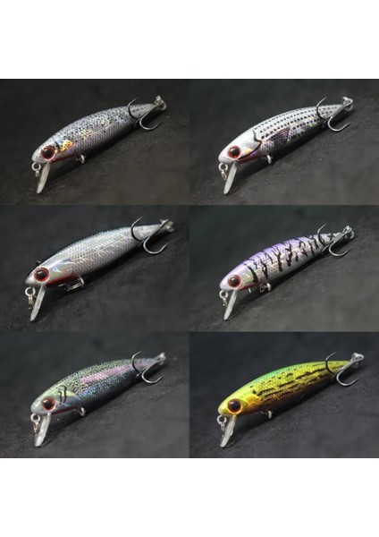 M639X82B Stili Wlure 4.5g 5.9cm Minik Batan Minnow Sazan Balıkçılık Cazibesi Tatlı Su Kullanımı Vahşi Wobble Bronzlaştırıcı ve Kaplama Boyama M639 (Yurt Dışından)
