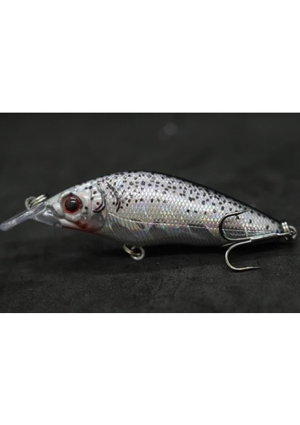 M583X71 Stili Wlure 8.1cm 7.1g Geniş Yüzme Eylem Kısa Gövde #6 Kanca Böcek Yemi Tatlı Su 3D Sert Gözler Crankbait Cazibesi Balıkçılık M583 (Yurt Dışından)
