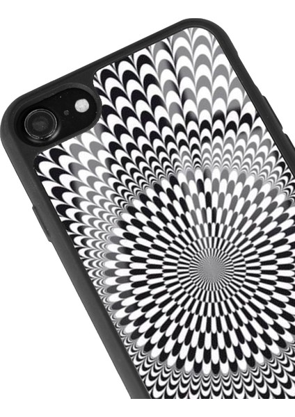 Apple iPhone 7 - 8 - Se Triptrance Plaid Tasarımlı Glossy Telefon Kılıfı modelleri