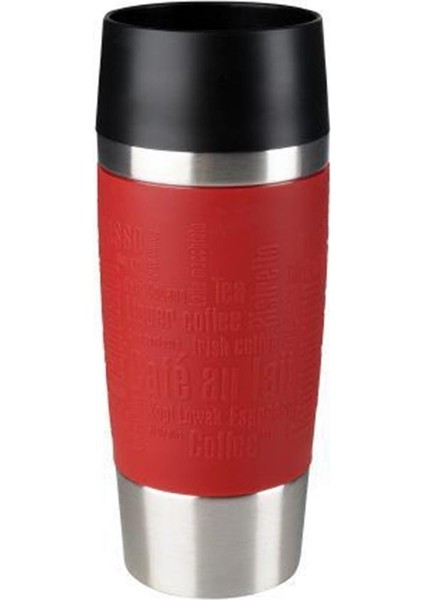 Kamp Travel Mug Termos Kırmızı 0.36 L Metal 6 Saat Kırmızı Isı Yalıtımı Bpa Free 0,35 L Içecek