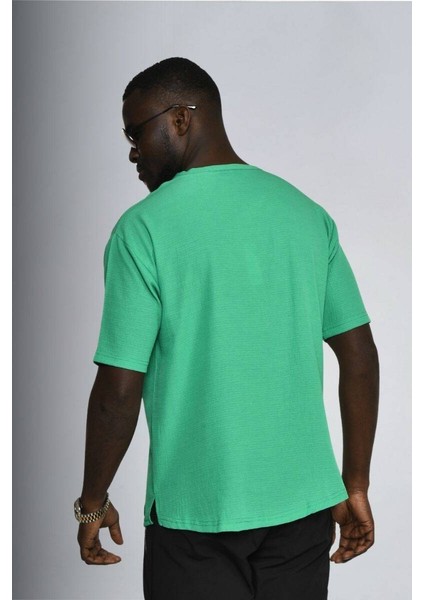 Yeşil Cepli V Yaka T-Shirt 410409 indirimleri