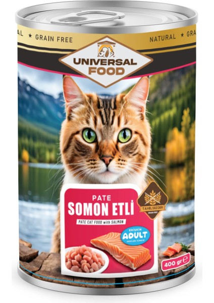 Exquisite Pate Somonlu Kedi Konserve 400G