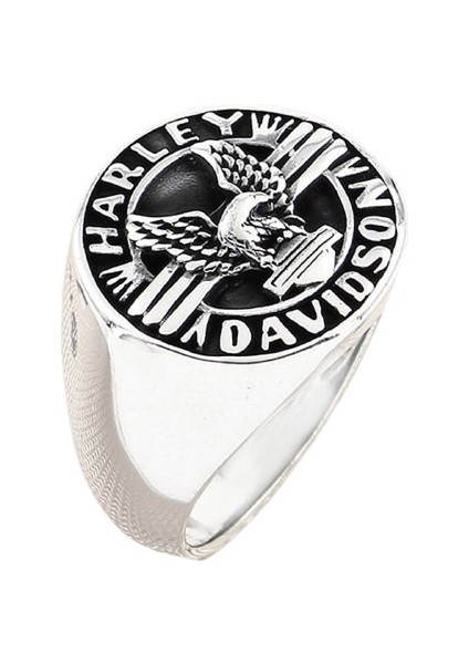 TajaGümüş 925 Harley Davidson Erkek Yüzük