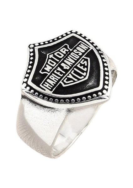 TajaGümüş 925 Harley Davidson Erkek Yüzük