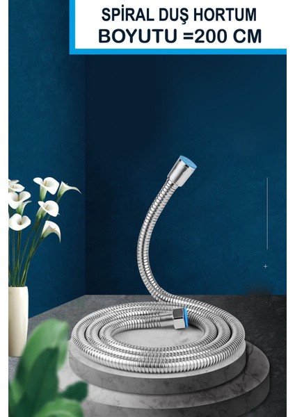 Tekno Trust 2 Metre Duş Hortumu Duş Spirali 200 cm fiyatları