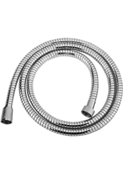 Tekno Trust Duş Hortumu 150-210 cm Uzayan Yedek Duş Spirali (Poşet) Krom Beyaz