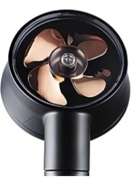 Tekno Trust Siyah Turbo Fan Pervaneli 5 Fonksiyonlu, Start/stop Düğmeli Su Tasarruflu Duş Başlığı, El Duşu Siya indirimleri