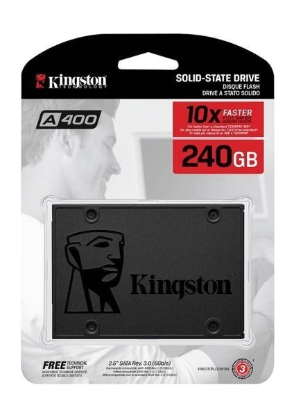 240GB Kıngston A400 500/350MBS SSD SA400S37/240G fırsatları
