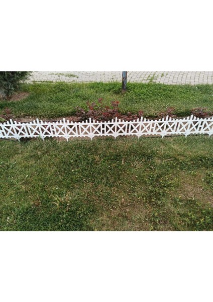 Tekno Trust Plastik 10 Adet Dekoratif Mini Plastik Bahçe Çiti Çapraz Model Esnek Çit Peyzaj Koruma Toplam 580-3 fırsatları