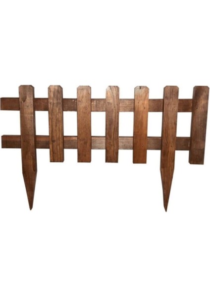 Tekno Trust Ahşap Ahşap Bahçe Çiti Küçük Boy Çit 60X25/40CM 60 x 40
