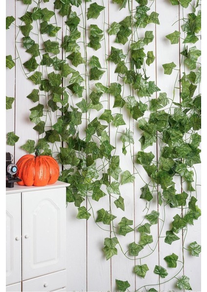 Tekno Trust Plastik Dekoratif Yeşil Yapraklı Yapay Sarmaşık 230 Cm. 115 cm