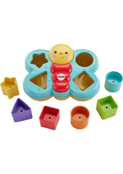 CDC22 Fisher-Price® Şekil Eşleştirme Arkadaşı Kelebek / Sıralama ve Şekil Ayırma Oyuncakları