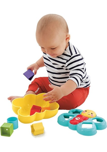 CDC22 Fisher-Price® Şekil Eşleştirme Arkadaşı Kelebek / Sıralama ve Şekil Ayırma Oyuncakları