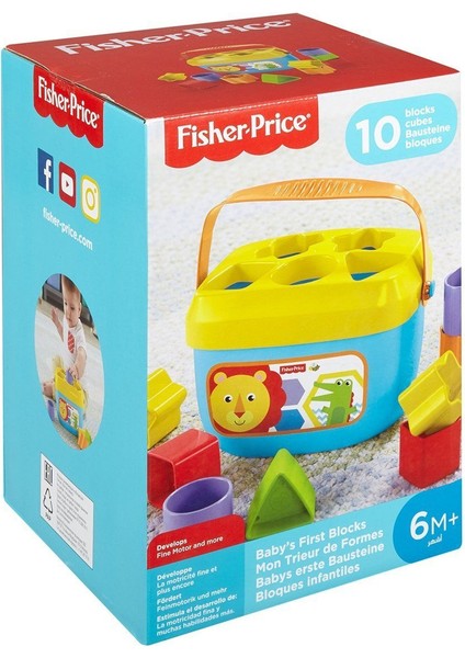 FFC84 Fisher-Price® Renkli Bloklar / Sıralama ve Şekil Ayırma Oyuncakları