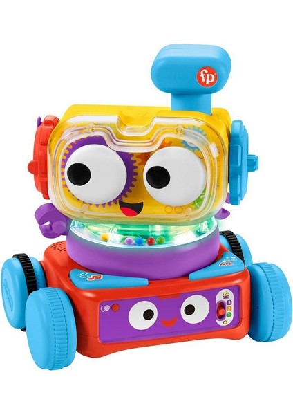 HCK43 Fisher-Price® 4'Ü1ARADA Eğlenceli Robot, Türkçe-Ingilizce, +6 Ay