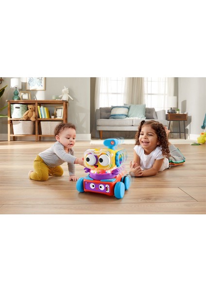 HCK43 Fisher-Price® 4'Ü1ARADA Eğlenceli Robot, Türkçe-Ingilizce, +6 Ay