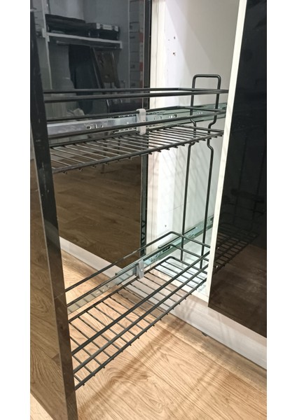 Teleskopik Raylı Şişelik (10.5cm-15.5cm-20.5cm)