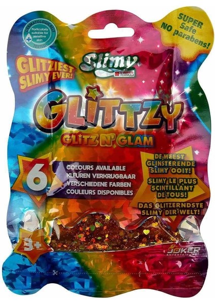 Asya Oyuncak 34025 Slimy Glitzy 10 Renk 90 gr - Asya Oyuncak